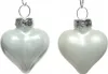 Silberne Christbaumkugeln Glasherzen 12er Set 4,5 cm Produktbild-Vorschau 2