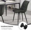 WOLTU Esszimmerstühle 2er-Set Küchenstuhl Polsterstuhl mit Produktbild-Vorschau 9