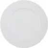 A white plate with a decorative rim. Produktbild-Vorschau