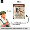 LANOLU Retro Blechschild Vorsicht Hühner, Hühner Zubehör, Produktbild-Vorschau 10