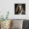 DEQOART Hybrid Leinwand Bild 30x30 cm 'Wilder Anzugträger' Produktbild-Vorschau 3