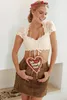 Nina von C. Spitzen Dirndlbluse "Valeska" Kurzarm 48462971 Produktbild-Vorschau 8
