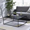 Couchtisch HILAR 80 x 80 cm aus pulverbeschichtetem Metall Produktbild-Vorschau 1