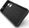 The inside of a black phone case is shown from a diagonal angle. Produktbild-Vorschau