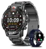 Montre connectée pour homme, noire, avec fonction Voir les images du produit 1