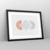 Gerahmtes Poster - Schwarzer Rahmen - Stück Geometrisch Produktbild-Vorschau 8