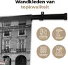 MuchoWow® Wandteppich Wandbehang Schwarz-Weiß-Foto mit Produktbild-Vorschau 3