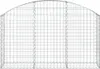 vidaXL Gabion s vysokým obloukem 150x30x80/100 cm Náhled obrázku produktu 3