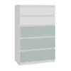 Topeshop M5 FR MINT KPL, Mintfarbe, Weiß, 5 Schublade(n), Produktbild-Vorschau 1