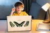 MuchoWow® Laptop Aufkleber Sticker Cover Schmetterling - Produktbild-Vorschau 3