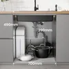 Granitspüle schwarz 70x45cm Set mit Küchenarmatur Produktbild-Vorschau 12