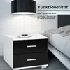 Nachttisch Nachtschrank Nachtkommode Boxspringbett 2er Set Produktbild-Vorschau 3