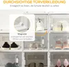 HOMCOM 18er Set Schuhboxen Schuh-Organizer mit magnetischen Produktbild-Vorschau 6