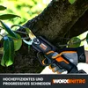 WORX WG330E.9, 2,5 cm, Čierna, Oranžová, Titán, Batérie, 20 Náhľad obrázku produktu 4