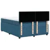 Boxspringbett mit Matratze Blau 140x190 cm Samt Produktbild-Vorschau 8