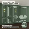 HEXIM Stuckleisten Wandrahmen Sets HDPS weiß - Auswahl an Produktbild-Vorschau 2