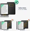 kwmobile Klapphülle kompatibel mit Tolino Vision 1 / 2 / 3 Produktbild-Vorschau 6