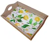 Holztablett Zitrone 23x15 cm – Serviertablett aus Holz mit Produktbild-Vorschau 1