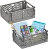 Relaxdays Klappbox im 2er Set, kleiner Aufbewahrungskorb, Produktbild-Vorschau 1