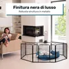 IvoQ Puppyren – Recinto per cani – 8 pannelli – 60 cm di Anteprima dell’immagine prodotto 8