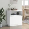 vidaXL LED-Sideboard Weiß 71 x 34,5 x 75 cm Holzwerkstoff Produktbild-Vorschau 5