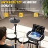FCH E-Drum-Set，Komplettset, Kopfhörer Sticks Drumhocker Produktbild-Vorschau 7
