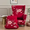 Stretch Wing Chair Sofa Slipcover Printed Elastan Sofa Náhled obrázku produktu 7