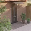 vidaXL Tettoia per porta nera 150x100 cm in policarbonato Anteprima dell’immagine prodotto 8