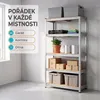 IvoQ Regál – 180 x 90 x 40 cm – 5 nastavitelných polic – Náhled obrázku produktu 6