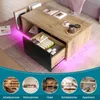 Mesa de centro STILVORA con iluminación LED integrada, mesa Vista previa de la imagen del producto 6