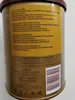 The image shows the back of a tin can of Turkish coffee, with various text labels and a barcode. Podgląd zdjęcia produktu