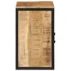 Badschrank 40x30x50 cm Massivholz Mango und Eisen Produktbild-Vorschau 4
