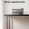 Wiltec Edelstahl Tischbein 4er Set Möbelfuss Verstellbar Produktbild-Vorschau 4