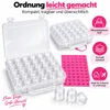 2 Aufbewahrungsboxen mit 60 Schraubdosen & Produktbild-Vorschau 7
