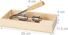 Relaxdays Retro Nussknacker, Holz, Metall, Produktbild-Vorschau 4