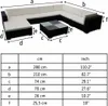 vidaXL 8-tlg. Set de salon de jardin avec auflagen Poly Voir les images du produit 12