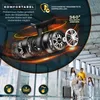 tillvex® Reisekoffer Set 4 tlg. Grau Koffer Hartschale Produktbild-Vorschau 3
