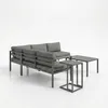 Mucola Sitzgruppe Aluminium Ecksofa mit Beistelltisch Produktbild-Vorschau 8