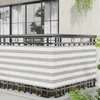 vidaXL Schermatura per balcone Grigio chiaro e bianco 75 x Anteprima dell’immagine prodotto 3