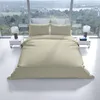 Musselin Bettwäsche 155x220 cm Baumwolle Beige Einfarbig Produktbild-Vorschau 2