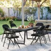 Klappstühle 8er Set - klappbar & gepolstert | Kunstleder Produktbild-Vorschau 9