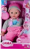 The image shows a Simba Interactive Doll Laura in its packaging. The packaging is pink and white and features images of the doll and its accessories. Náhľad obrázku produktu