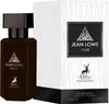A bottle of Jean Lowe Noir perfume and its packaging are displayed against a white background. Podgląd zdjęcia produktu