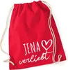 Huuraa Turnbeutel Jena verliebt 12 Liter Classic Red Produktbild-Vorschau 1
