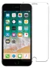 A screen protector is shown placed on an iPhone. Produktbild-Vorschau