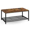 holz4home® Couchtisch Connie mit Gitterablage I 106x60x45cm Produktbild-Vorschau 1