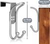 com-four® 8x Türhaken - Doppel-Kleiderhaken mit Produktbild-Vorschau 6