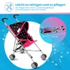 Kinderplay Puppenbuggy KP0290R – Leichter faltbarer Produktbild-Vorschau 5