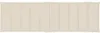 vidaXL Coussin pour chaise longue Crème 186x58x4 cm Tissu Voir les images du produit 8