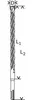 Foret marteau Plus-5 D.10,0mm L.400mm L.460mm SDS-Plus 1 Voir les images du produit 17